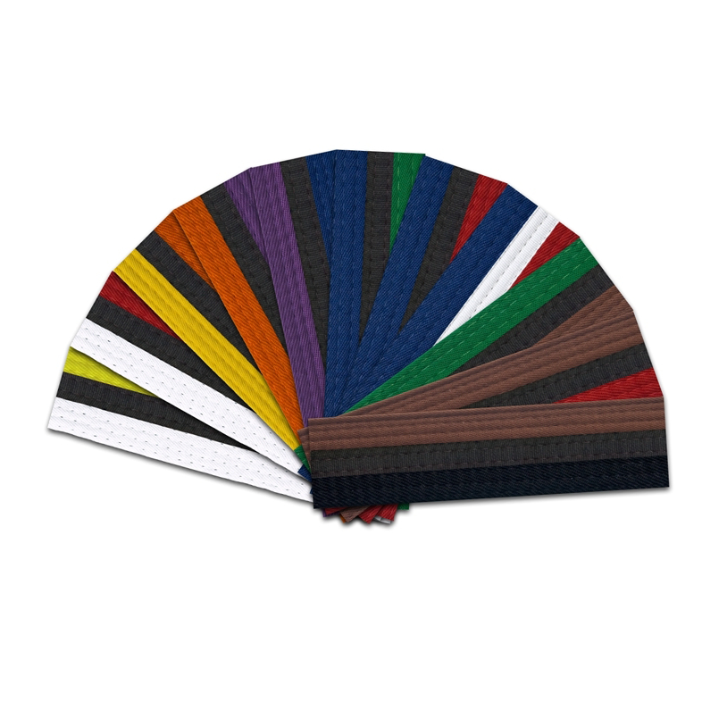 HALF/HALF BELTS WITH STRIPE